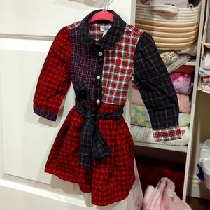 Ralph Lauren 12mo Plaid Dress Holidays